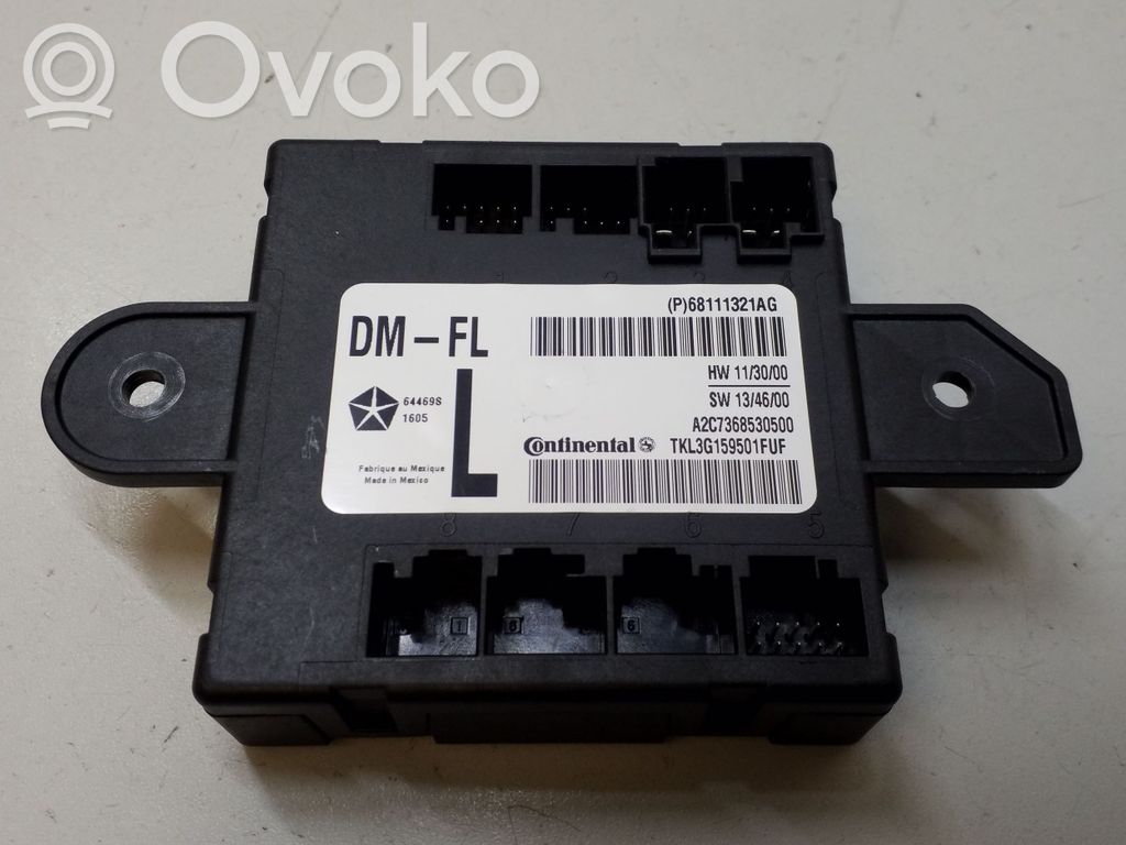 Chrysler 200 Unité de commande module de porte 