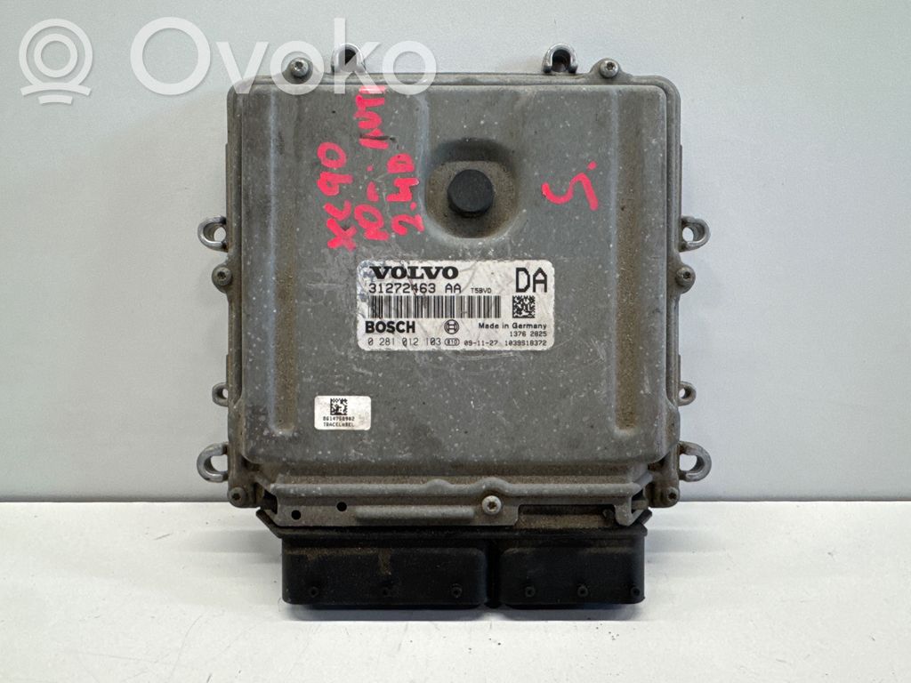 Engine control unit/module   31272463AA,1039S18372,0281012103