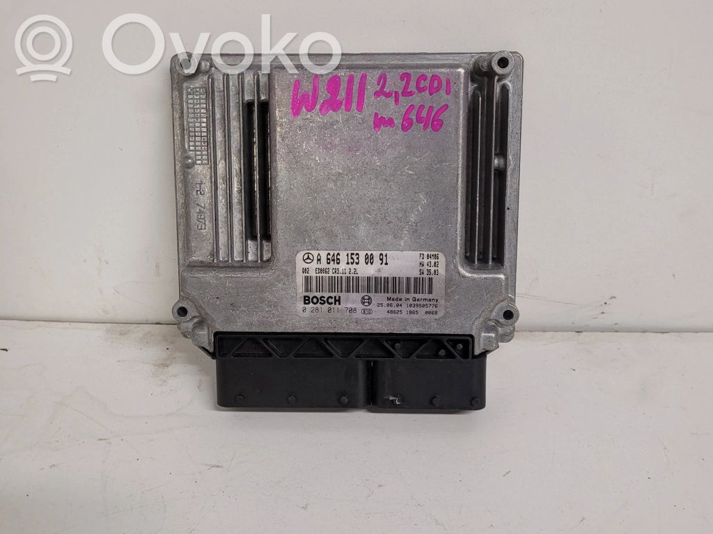 Engine control unit/module   A6461530091,0281011708