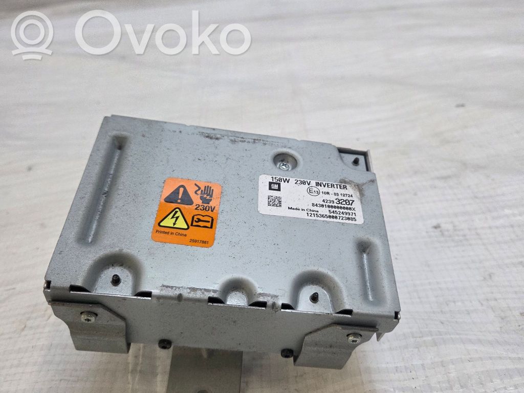 Opel Mokka Voltage converter/converter module 