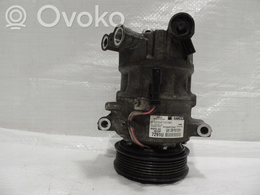 Opel Astra K Air conditioning (A/C) compressor (pump) 