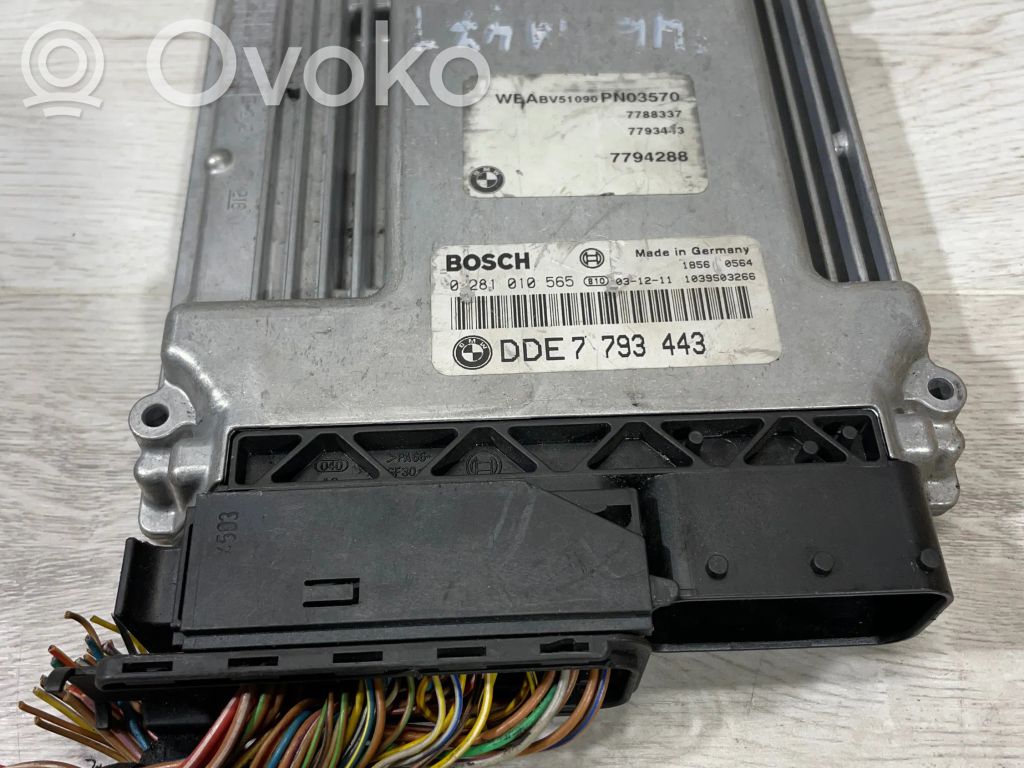 Engine control unit/module   7793443,7794288,0281010565