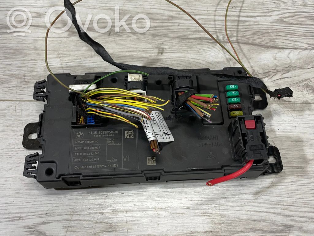 BMW 3 F30 F35 F31 Modulo comfort/convenienza 