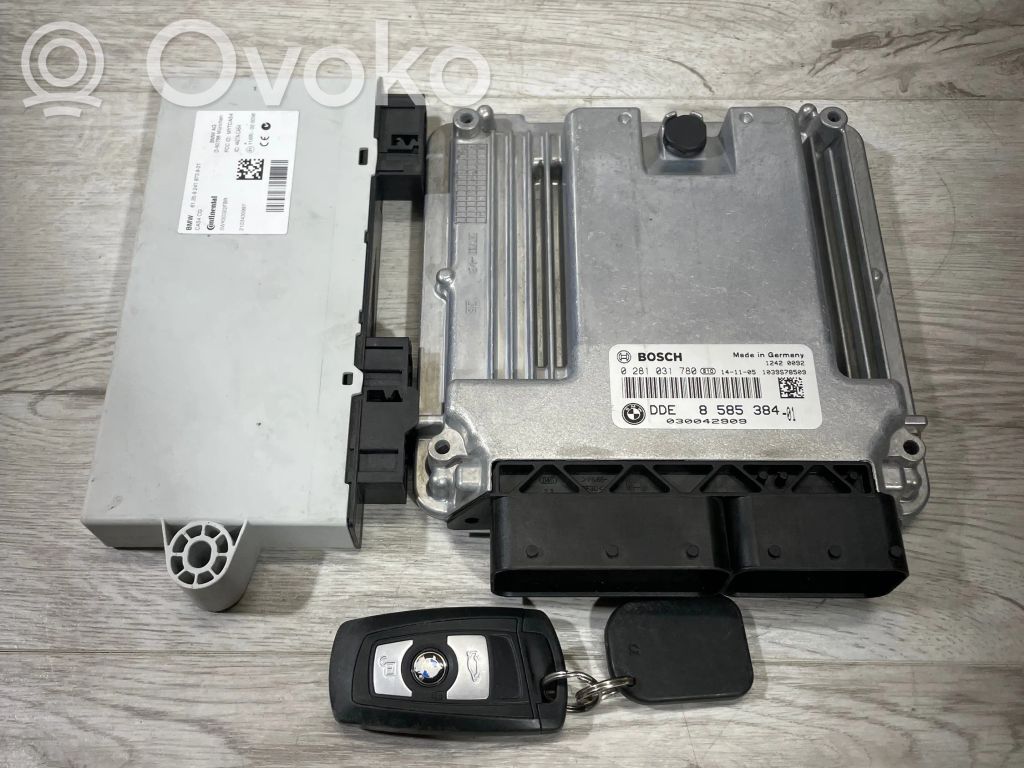 BMW X5 F15 Komputer / Sterownik ECU i komplet kluczy 