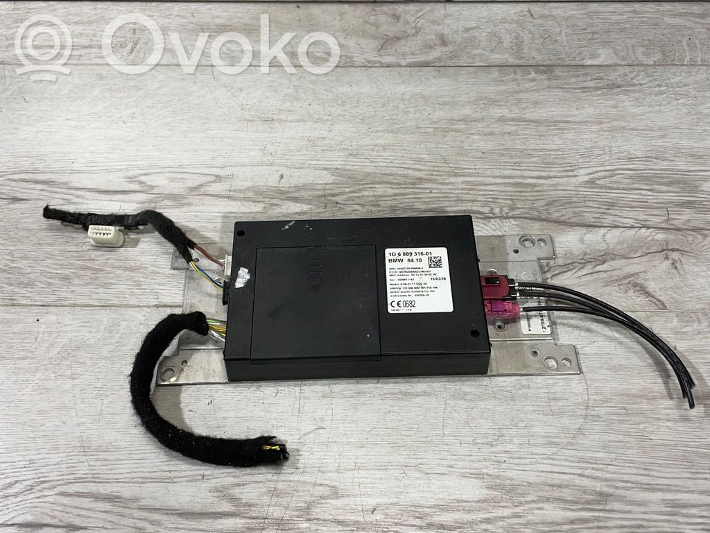 BMW 3 F30 F35 F31 Moduł / Sterownik Bluetooth 