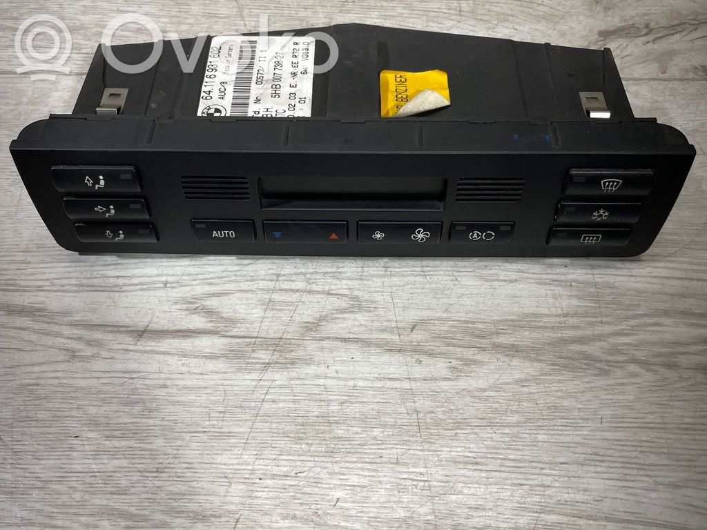 BMW 3 E46 Climate control unit 