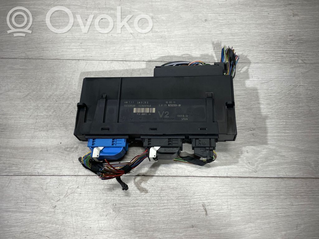 BMW 5 F10 F11 Korin keskiosan ohjainlaite 