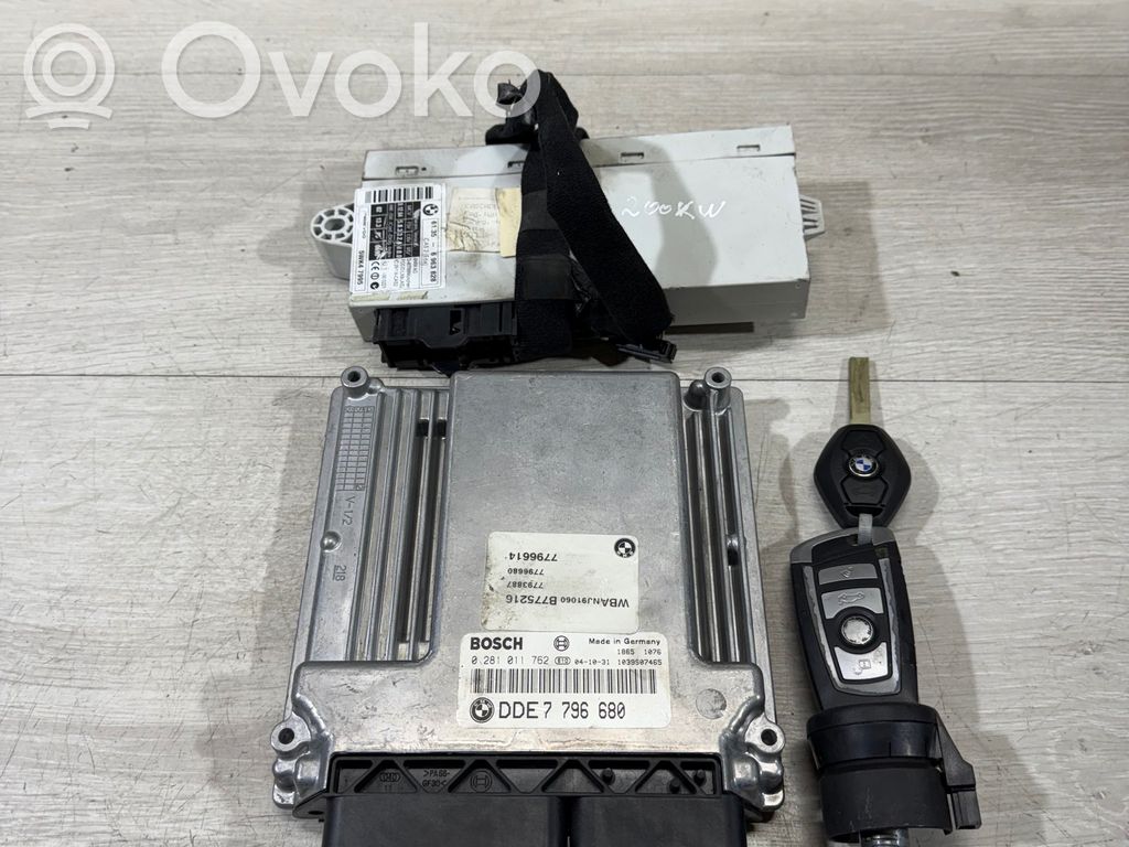 BMW 5 E60 E61 Engine ECU kit and lock set 