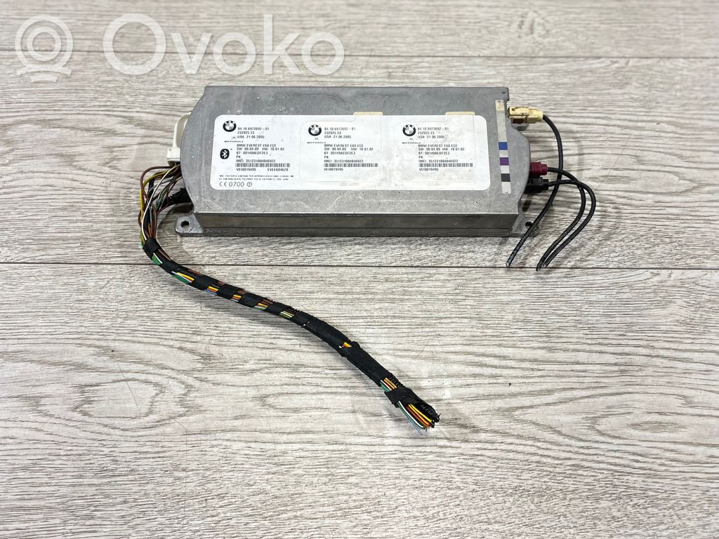 BMW 5 E60 E61 Moduł / Sterownik Bluetooth 