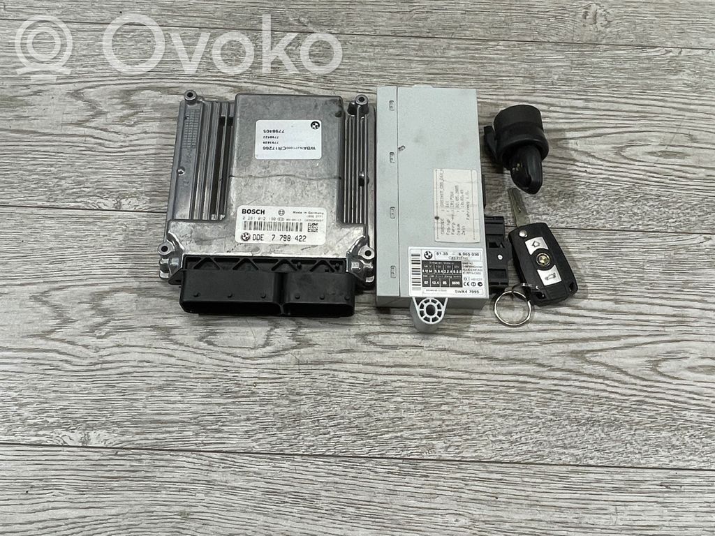 BMW 5 E60 E61 Kit cu ECU motor și set închidere uși 