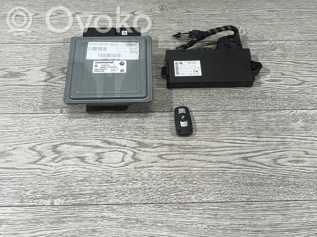 BMW 3 E90 E91 Kit centralina motore ECU e serratura 