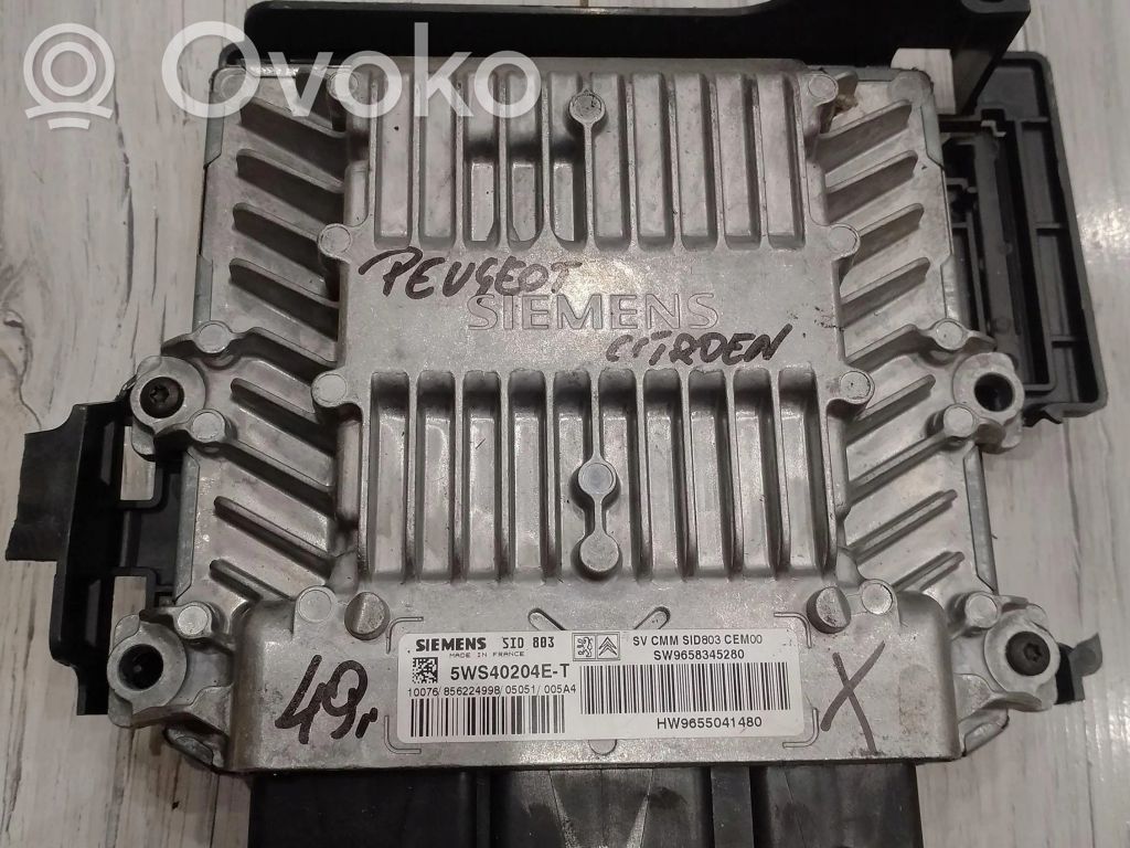 Peugeot 407 Engine control unit/module ECU 