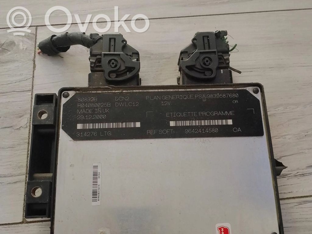 Citroen Berlingo Engine control unit/module ECU 