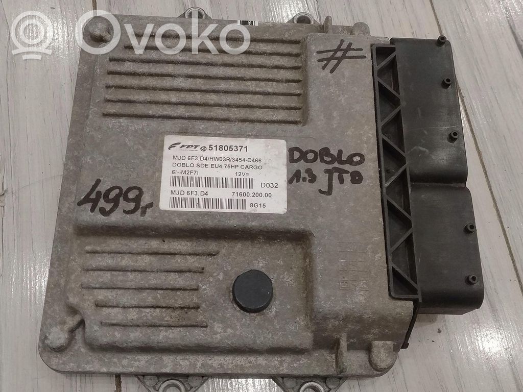 Fiat Doblo Engine control unit/module ECU 