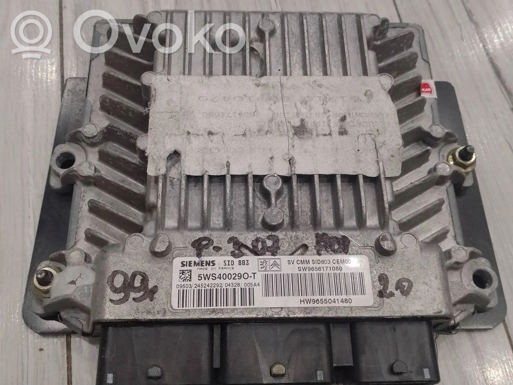 Peugeot 307 Unitate control motor/modul ECU 