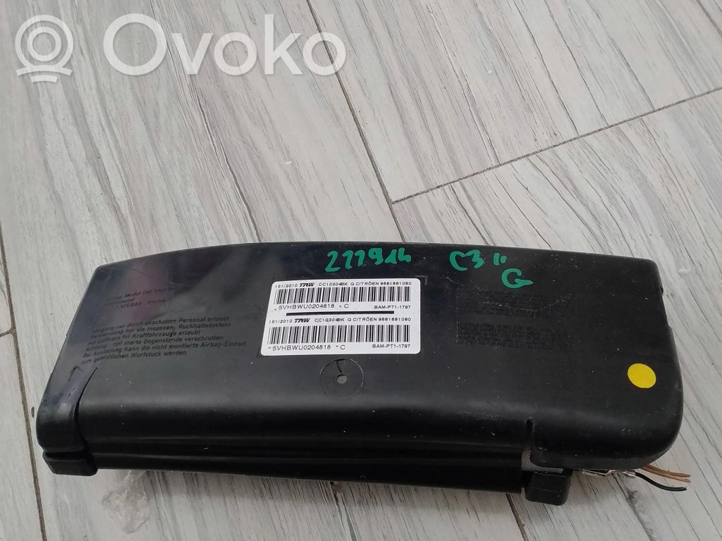Citroen C3 Airbag scaun 