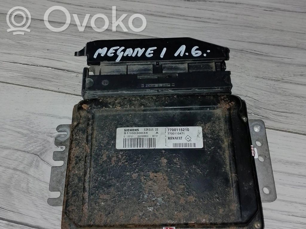 Renault Megane I Unidad de control/módulo ECU del motor 