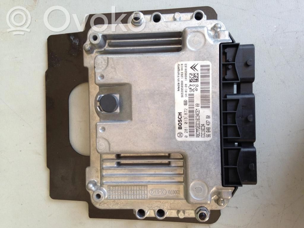 Peugeot 308 Engine control unit/module ECU 