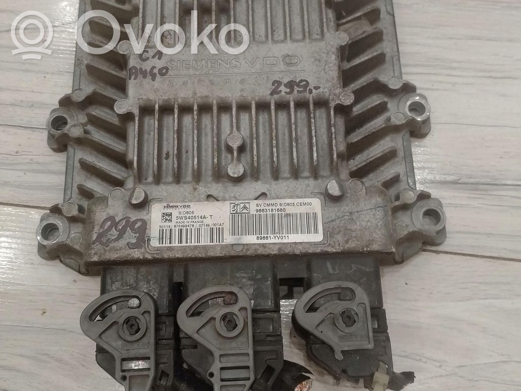 Engine control unit/module ECU   9663181680