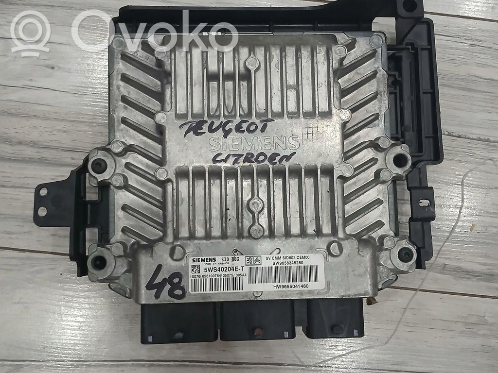 Peugeot 407 Engine control unit/module ECU 
