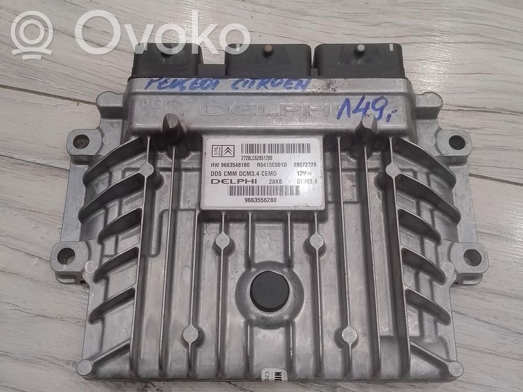 Peugeot 407 Unitate control motor/modul ECU 