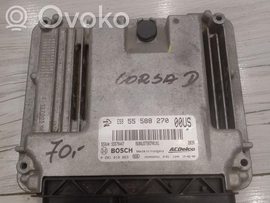 Opel Corsa D Engine control unit/module ECU 