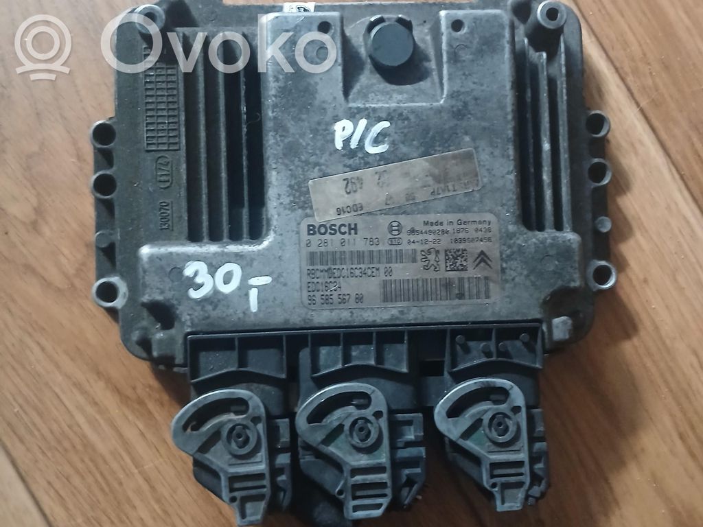 Peugeot 206+ Engine control unit/module ECU 