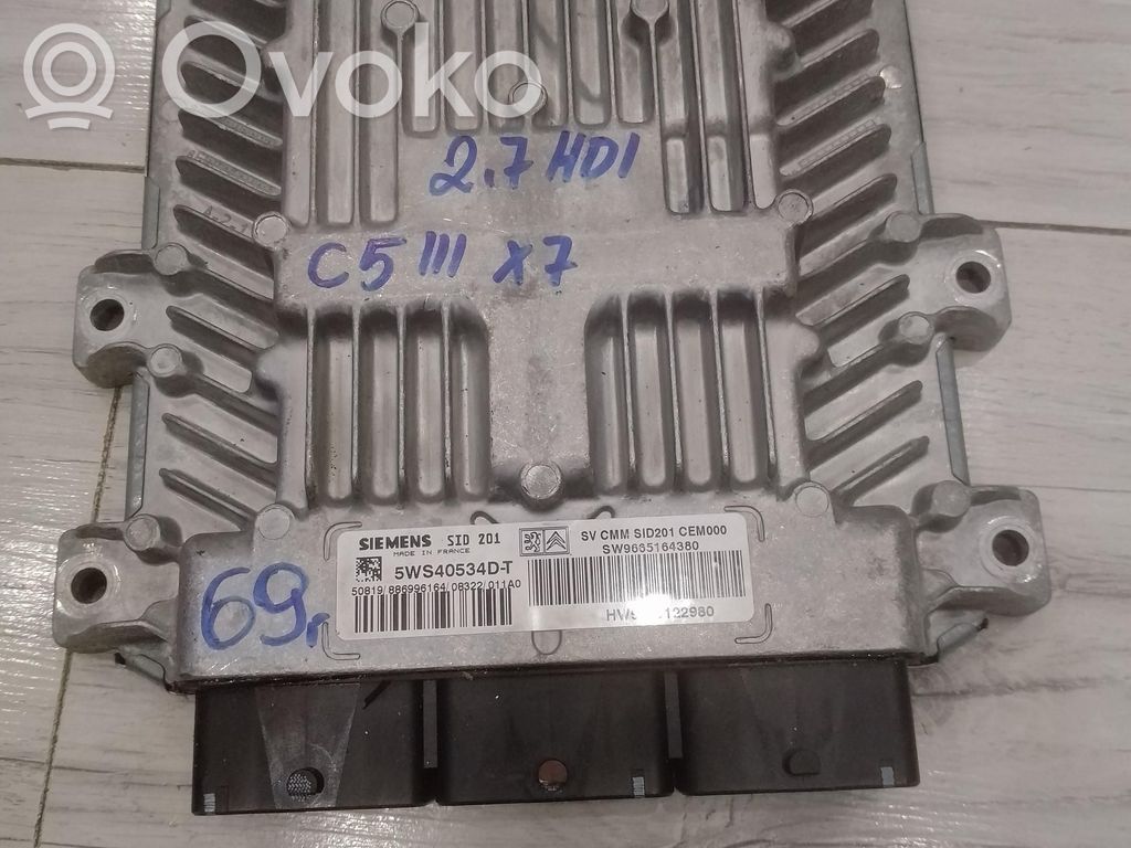 Citroen C5 Engine control unit/module ECU 