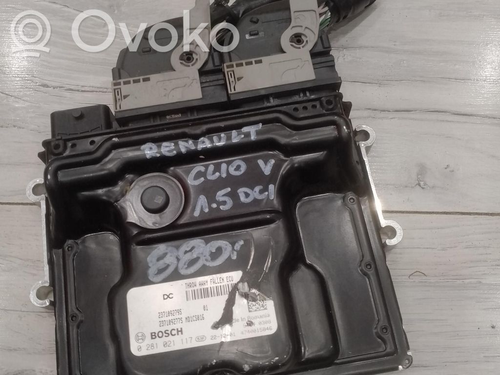 Renault Clio V Engine control unit/module ECU 