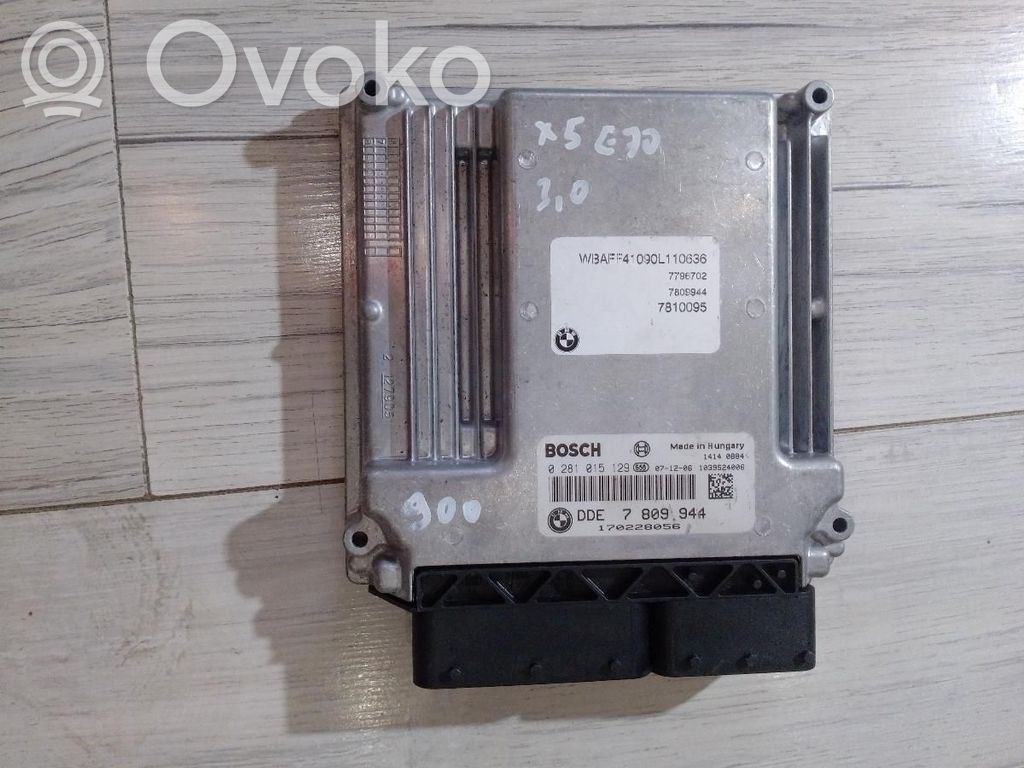Engine control unit/module ECU   0281015129,0281015129,7809944