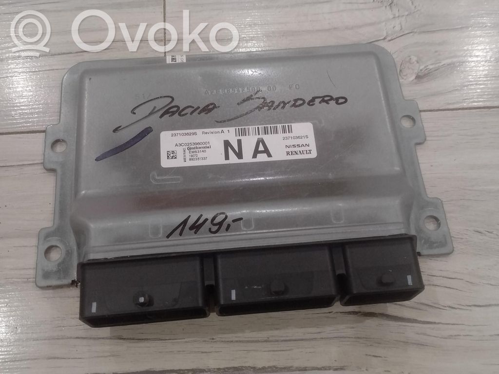 Dacia Sandero III Engine control unit/module ECU 
