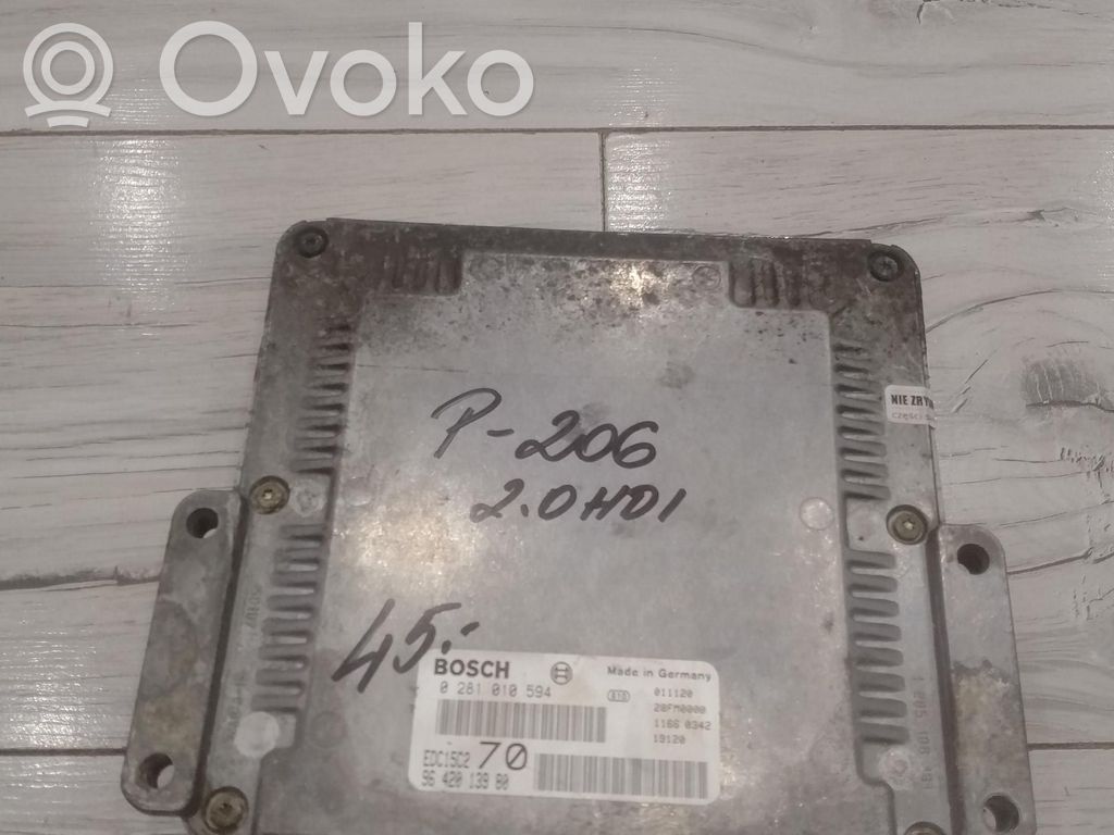 Peugeot 206+ Engine control unit/module ECU 