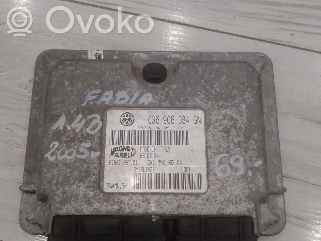 Skoda Fabia Mk1 (6Y) Engine control unit/module ECU 