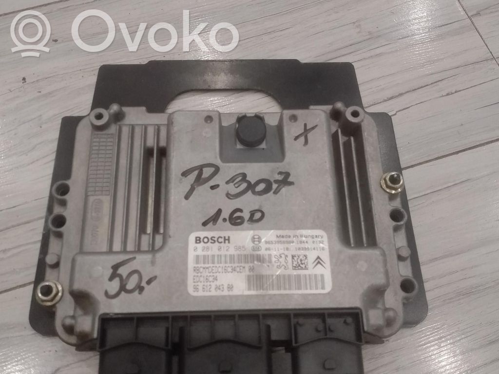 Engine control unit/module ECU   0281012985,0281012985,9661204380