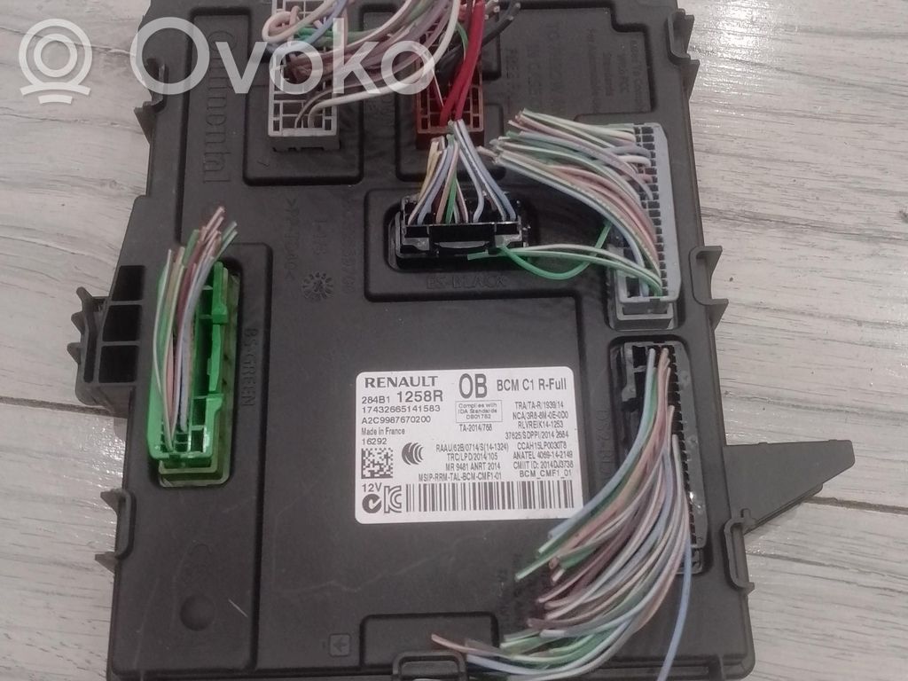 Renault Scenic IV - Grand scenic IV Comfort/convenience module 