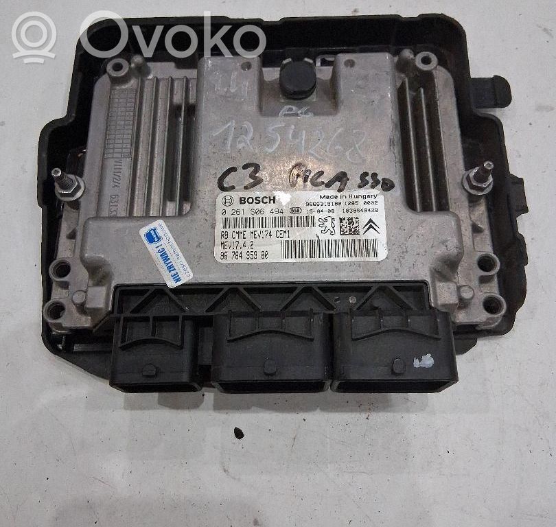 Citroen C3 Picasso Engine control unit/module ECU 
