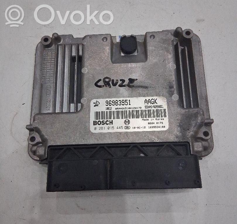 Chevrolet Cruze II Engine control unit/module ECU 