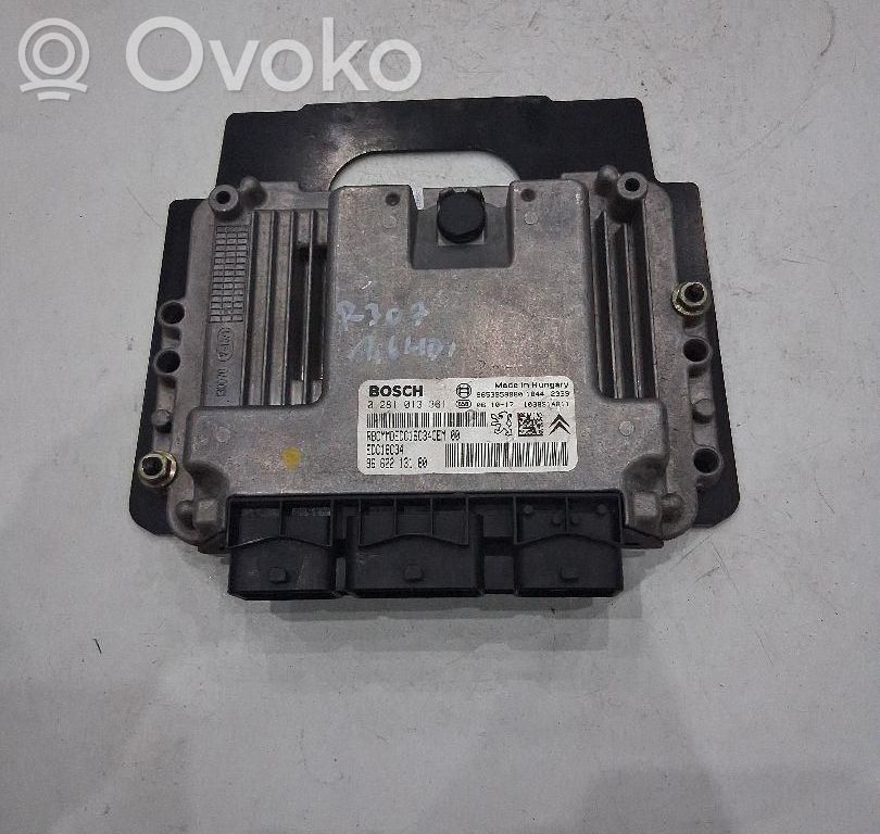 Engine control unit/module ECU   0281013381,0281013381,9662213180,9662213180,EDC16C34