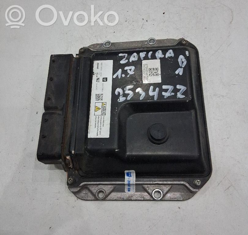Opel Zafira B Engine control unit/module ECU 