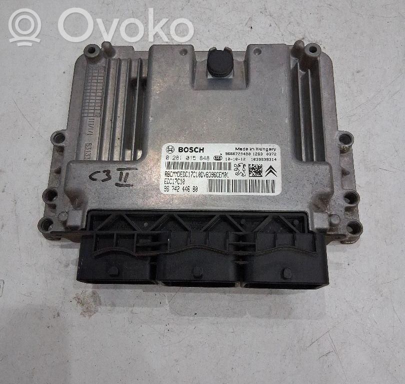 Citroen C3 Aircross Motorsteuergerät ECU 