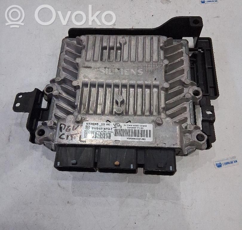 Peugeot 407 Unité de commande, module ECU de moteur 