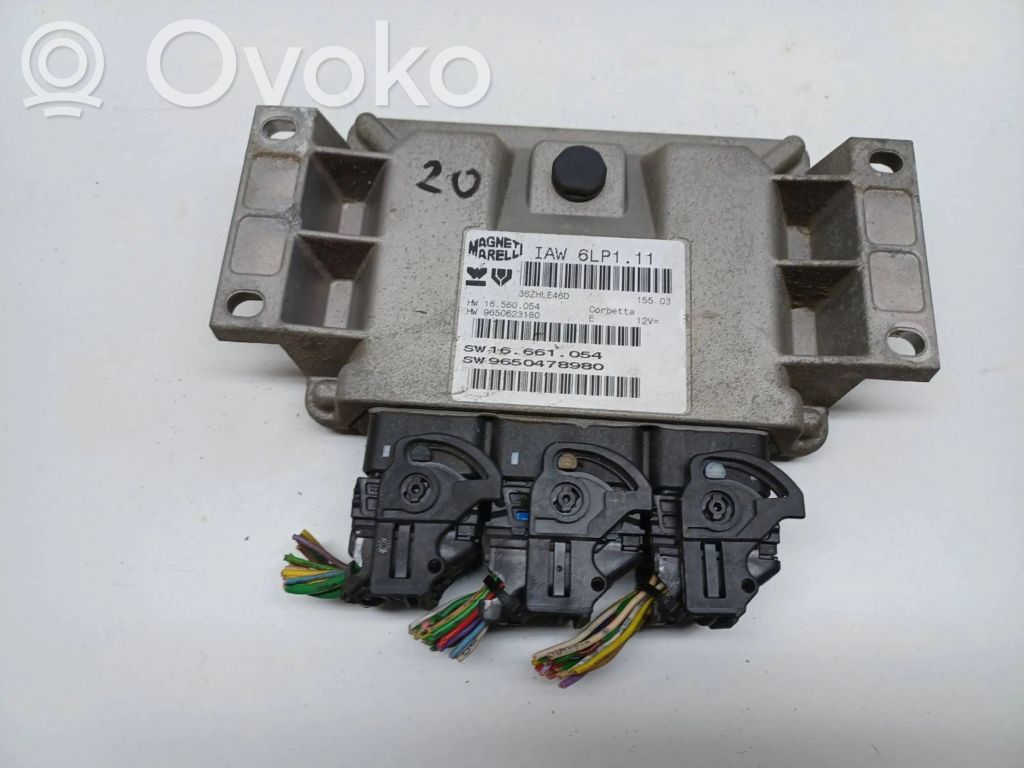 Engine control unit/module   9650478980,9650623180,16661054