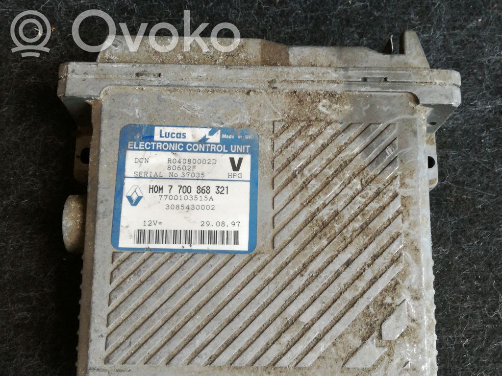 Engine control unit/module   7700868321