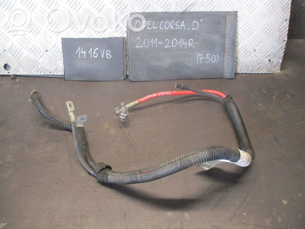 Opel Corsa D Pluskabel Batterie 