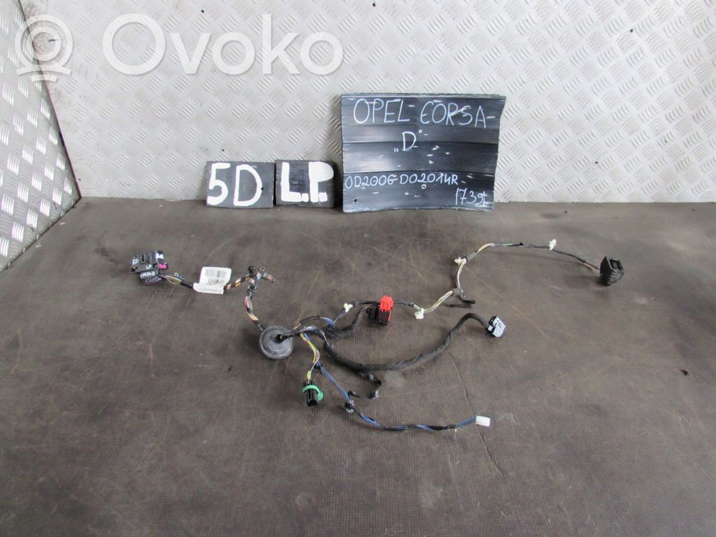 Opel Corsa D Etuoven johtosarja 