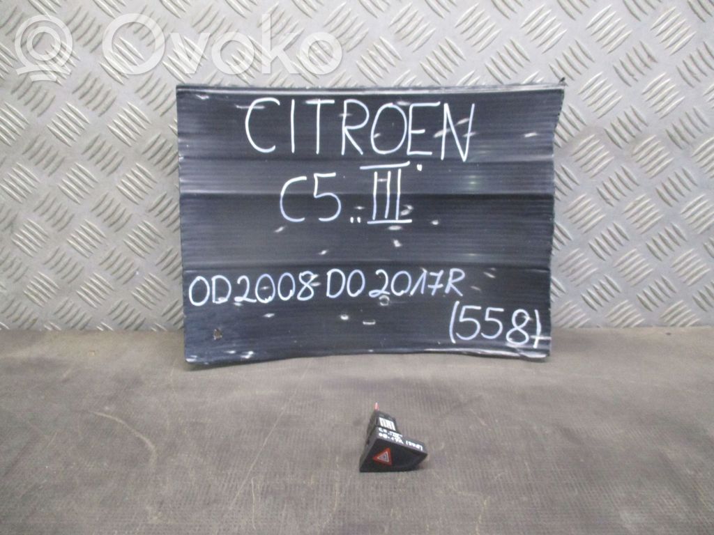 Citroen C5 Hazard light switch 