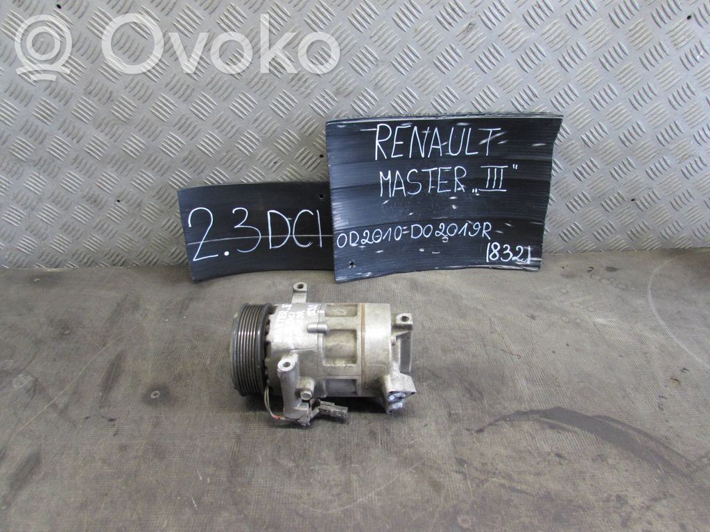 Renault Master III Kompresor / Sprężarka klimatyzacji A/C 