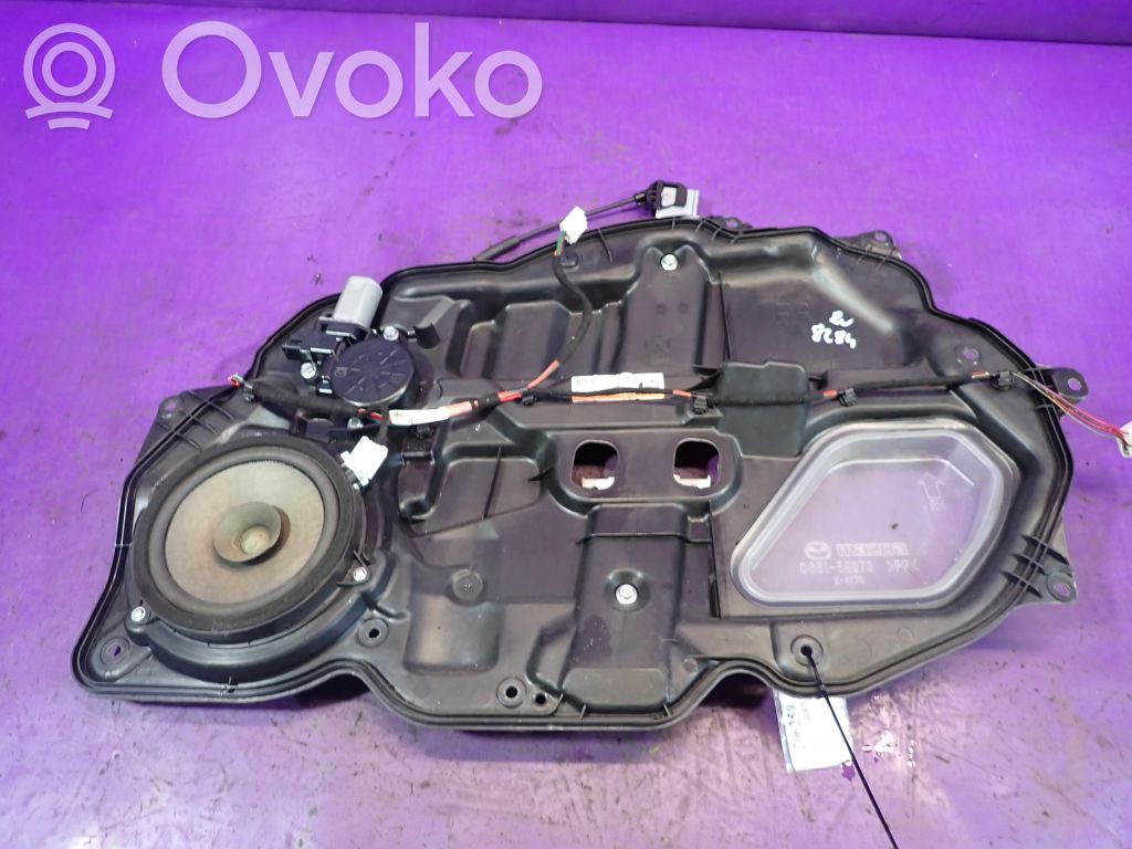 Mazda 2 Front door window regulator with motor 