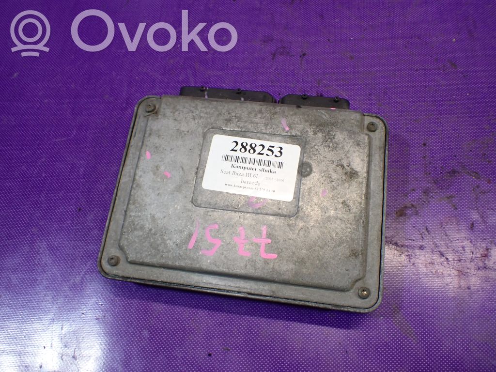 Seat Ibiza III (6L) Engine control unit/module ECU 