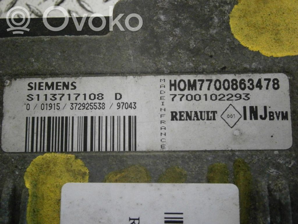 Renault Laguna I Engine control unit/module ECU 